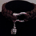 Brown Choker with Charm