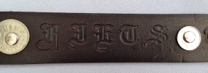 amsterdammer belt engraving detail